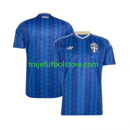 Camiseta 2ª Suecia Hombre Copa Mundial 2026 Manga Corta