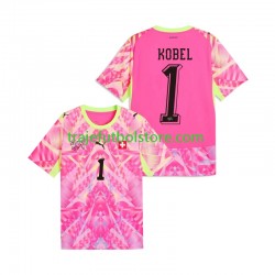 Camiseta 2ª Suiza Gregor Kobel 1 Portero Hombre Copa Mundial 2026 Manga Corta