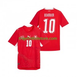 Camiseta 1ª Suiza Granit Xhaka 10 Hombre Copa Mundial 2026 Manga Corta