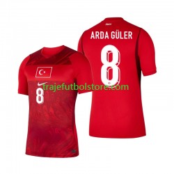 Camiseta 1ª Turquía Arda Guler 8 Hombre Copa Mundial 2026 Manga Corta