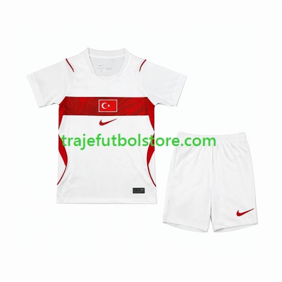Camiseta 2ª Turquía Niño Copa Mundial 2026 Manga Corta