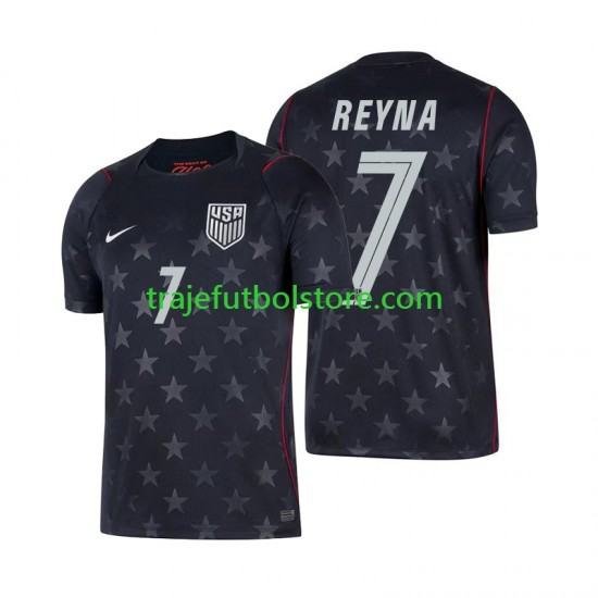 Camiseta 2ª Estados Unidos Giovanni Reyna 7 Hombre Copa Mundial 2026 Manga Corta