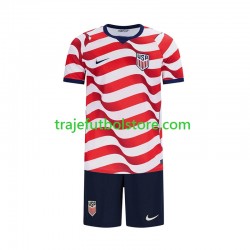 Camiseta 1ª Estados Unidos Niño Copa Mundial 2026 Manga Corta Camiseta 1ª Estados Unidos Niño Copa Mundial 2026 Manga Corta