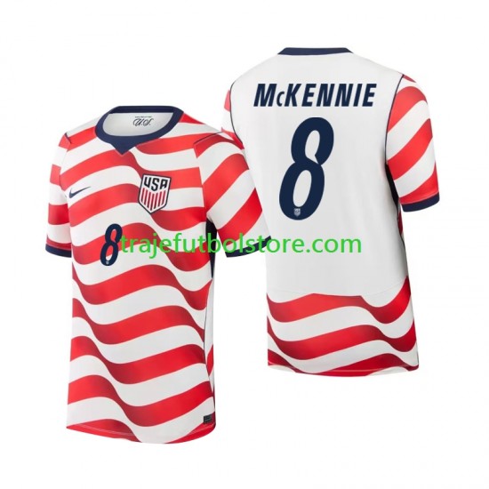 Camiseta 1ª Estados Unidos Weston McKennie 8 Hombre Copa Mundial 2026 Manga Corta
