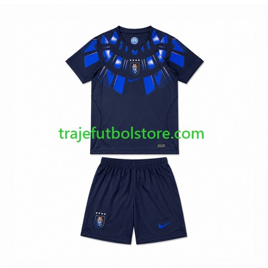 Camiseta 2ª Uruguay Niño Copa Mundial 2026 Manga Corta