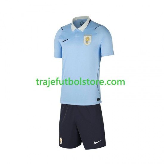Camiseta 1ª Uruguay Niño Copa Mundial 2026 Manga Corta