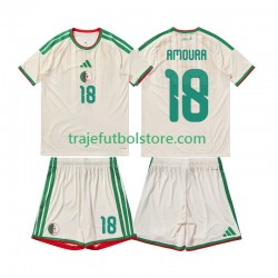 Camiseta 1ª Argelia Mohamed Amoura 18 Niño 2026 Manga Corta