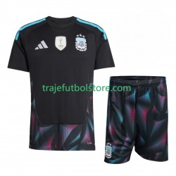 Camiseta 1ª Argentina Portero Niño Copa Mundial 2026 Manga Corta