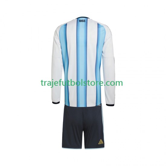 Camiseta 1ª Argentina Niño Copa Mundial 2026 ML