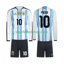Camiseta 1ª Argentina Lionel Messi 10 Niño Copa Mundial 2026 ML