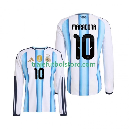 Camiseta 1ª Argentina Maradona 10 Hombre Copa Mundial 2026 ML