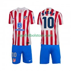 Camiseta 1ª Atlético Madrid Alex Baena 10 Niño 2025-2026 Manga Corta