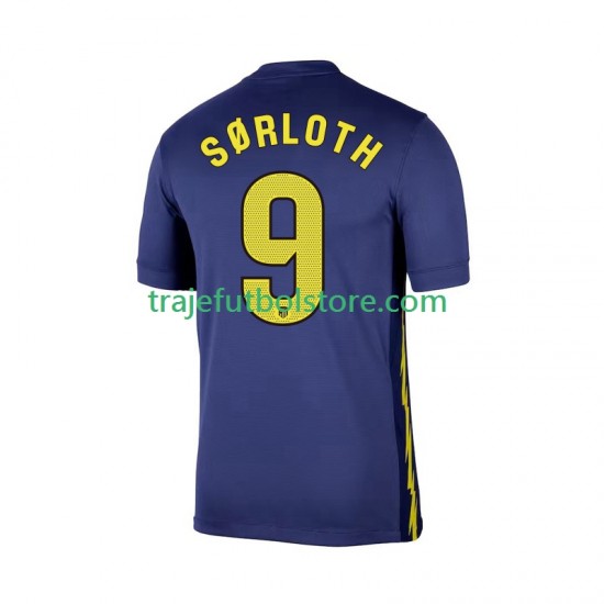Camiseta 2ª Atlético Madrid Alexander Sorloth 9 Hombre 2025-2026 Manga Corta