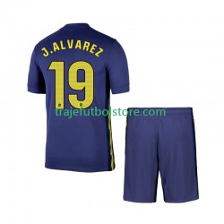 Camiseta 2ª Atlético Madrid Julian Alvarez 19 Niño 2025-2026 Manga Corta