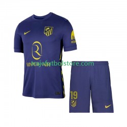 Camiseta 2ª Atlético Madrid Julian Alvarez 19 Niño 2025-2026 Manga Corta
