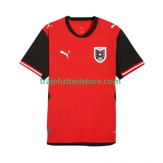Camiseta 1ª Austria Hombre Copa Mundial 2026 Manga Corta