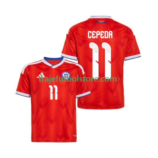 Camiseta 1ª Chile Lucas Cepeda 11 Hombre 2026 Manga Corta
