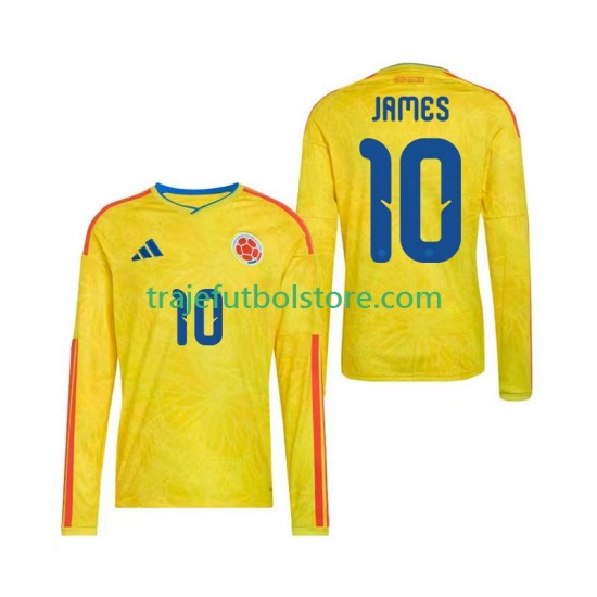 Camiseta 1ª Colombia James Rodriguez 10 Hombre Copa Mundial 2026 ML