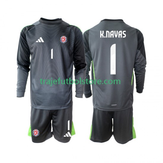 Camiseta 2ª Costa Rica Keylor Navas 1 Portero Niño 2025 ML