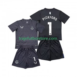 Camiseta 2ª Everton Pickford 1 Portero Niño 2025-2026 Manga Corta