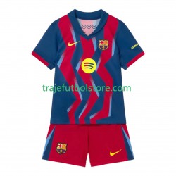 Camiseta 4ª FC Barcelona Niño 2025-2026 Manga Corta