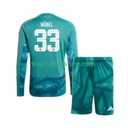 Camiseta 1ª Alemania Alexander Nubel 33 Portero Niño Copa Mundial 2026 ML