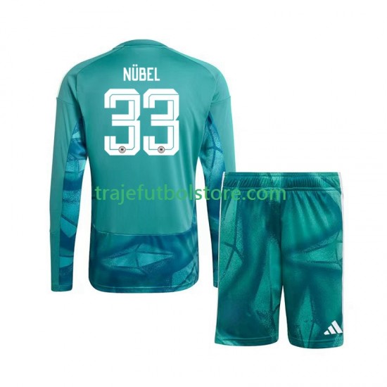 Camiseta 1ª Alemania Alexander Nubel 33 Portero Niño Copa Mundial 2026 ML