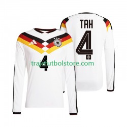 Camiseta 1ª Alemania Jonathan Tah 4 Hombre Copa Mundial 2026 ML