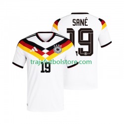 Camiseta 1ª Alemania Leroy Sane 19 Hombre Copa Mundial 2026 Manga Corta