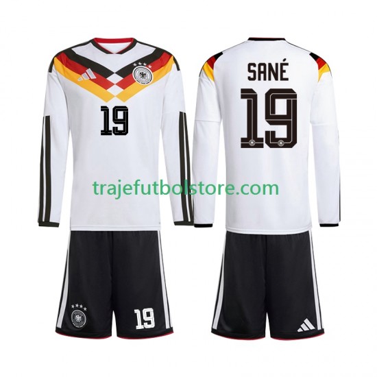 Camiseta 1ª Alemania Leroy Sane 19 Niño Copa Mundial 2026 ML