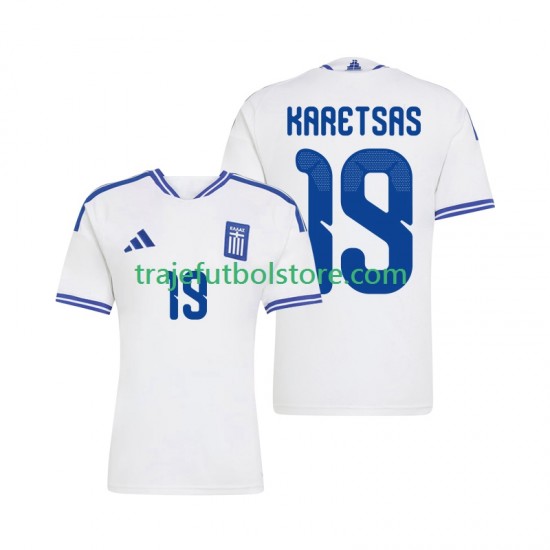 Camiseta 1ª Grecia Konstantinos Karetsas 19 Hombre 2026 Manga Corta