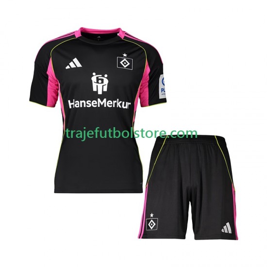 Camiseta 3ª Hamburger SV Niño 2025-2026 Manga Corta