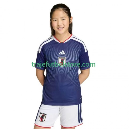 Camiseta 1ª Japón Niño Copa Mundial 2026 Manga Corta