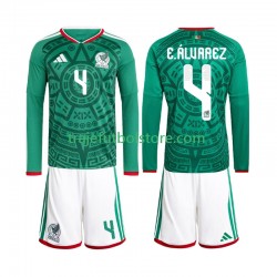 Camiseta 1ª México Edson Alvarez 4 Niño Copa Mundial 2026 ML