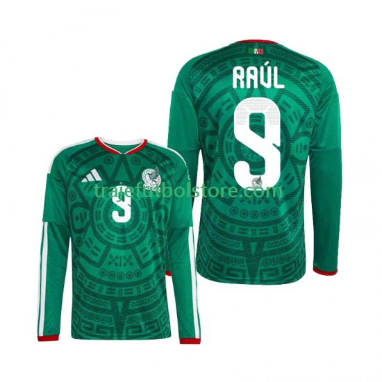 Camiseta 1ª México Raul Jimenez 9 Hombre Copa Mundial 2026 ML