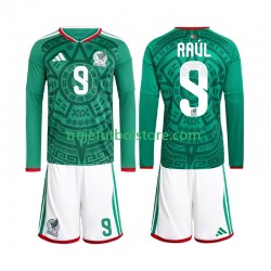 Camiseta 1ª México Raul Jimenez 9 Niño Copa Mundial 2026 ML