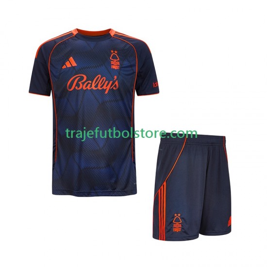 Camiseta 3ª Nottingham Forest Niño 2025-2026 Manga Corta