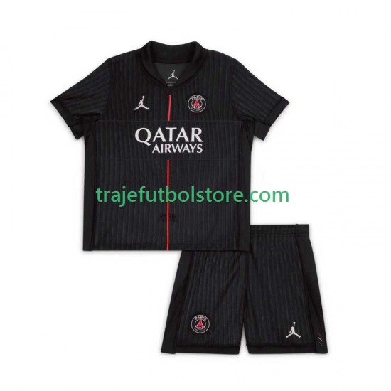 Camiseta 4ª Paris Saint-Germain Niño 2025-2026 Manga Corta