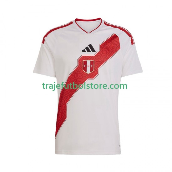 Camiseta 1ª Perú Hombre 2026 Manga Corta