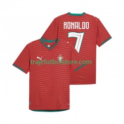 Camiseta 1ª Portugal Cristiano Ronaldo 7 Hombre Copa Mundial 2026 Manga Corta