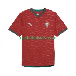 Camiseta 1ª Portugal Hombre Copa Mundial 2026 Manga Corta