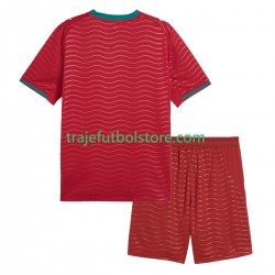 Camiseta 1ª Portugal Niño Copa Mundial 2026 Manga Corta