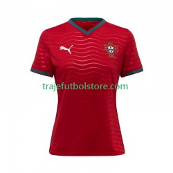 Camiseta 1ª Portugal Mujer Copa Mundial 2026 Manga Corta
