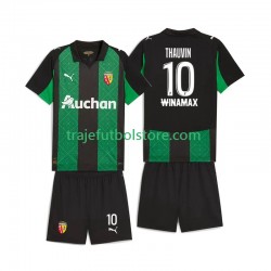 Camiseta 2ª RC Lens Florian Thauvin 10 Niño 2025-2026 Manga Corta