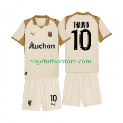 Camiseta 3ª RC Lens Florian Thauvin 10 Niño 2025-2026 Manga Corta