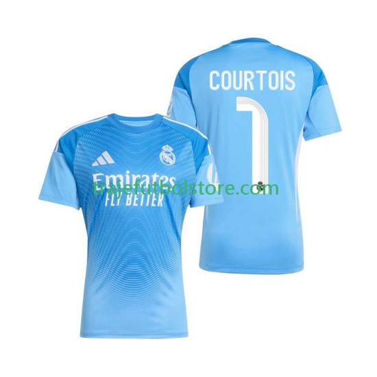 Camiseta 1ª Real Madrid Thibaut Courtois 1 Portero Hombre 2025-2026 Manga Corta