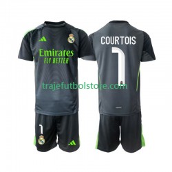 Camiseta 3ª Real Madrid Thibaut Courtois 1 Portero Niño 2025-2026 Manga Corta