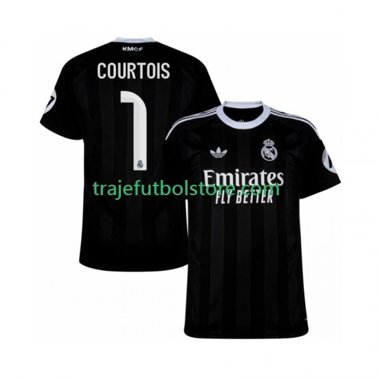 Camiseta 3ª Real Madrid Thibaut Courtois 1 Portero Hombre 2025-2026 Manga Corta