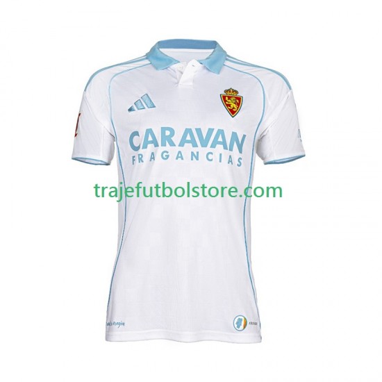 Camiseta 1ª Real Zaragoza Hombre 2025-2026 Manga Corta