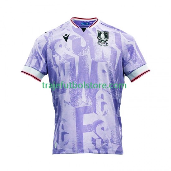 Camiseta 2ª Sheffield Wednesday Hombre 2025-2026 Manga Corta